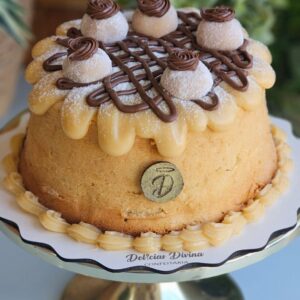 Bolo Vulcão de Ninho com Nutella