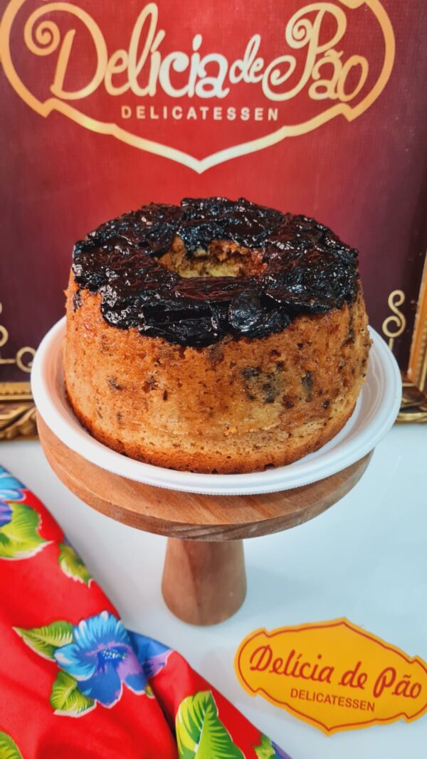 Bolo de Ameixa Caramelizada