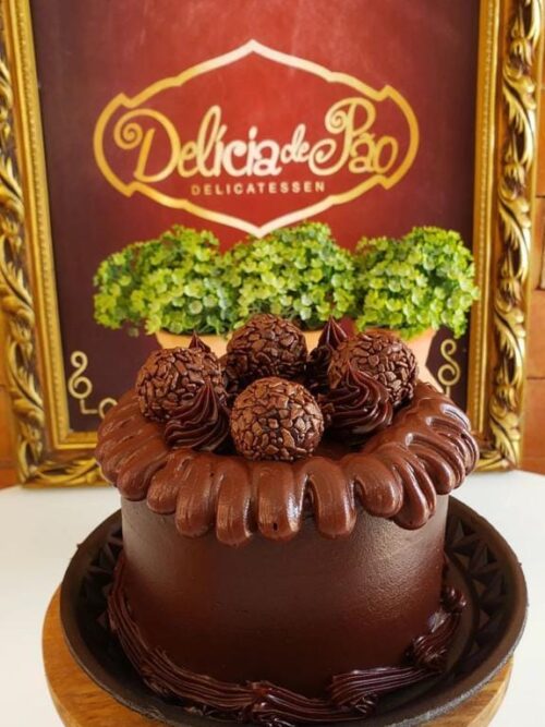 Mini Torta de Brigadeiro