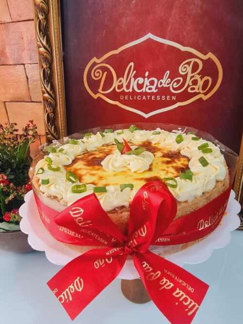 Torta de Queijo com Alho Poró 25cm