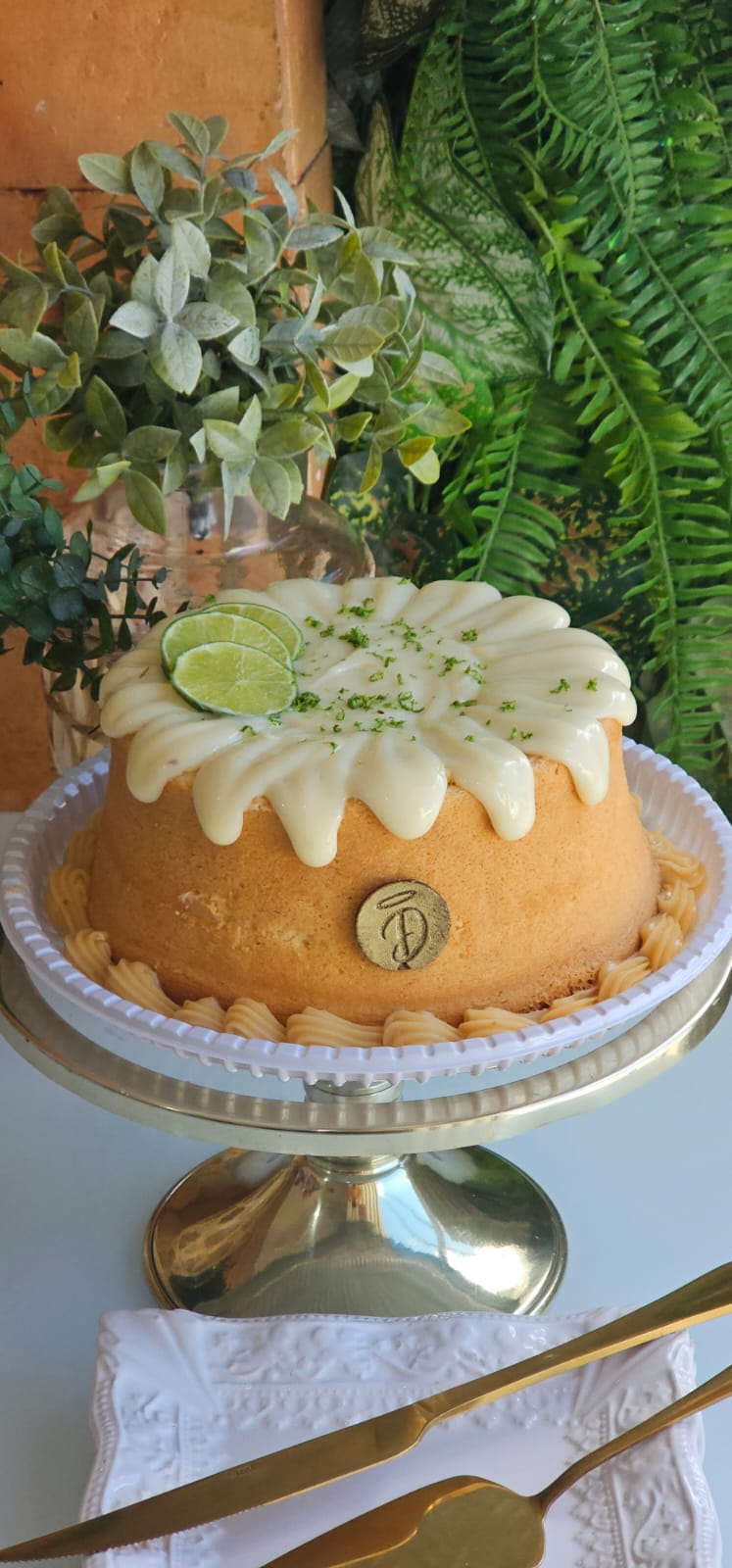 Bolo Vulcão de Limão