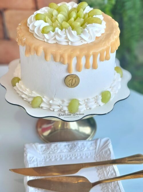 Torta Delícia de Uva verde
