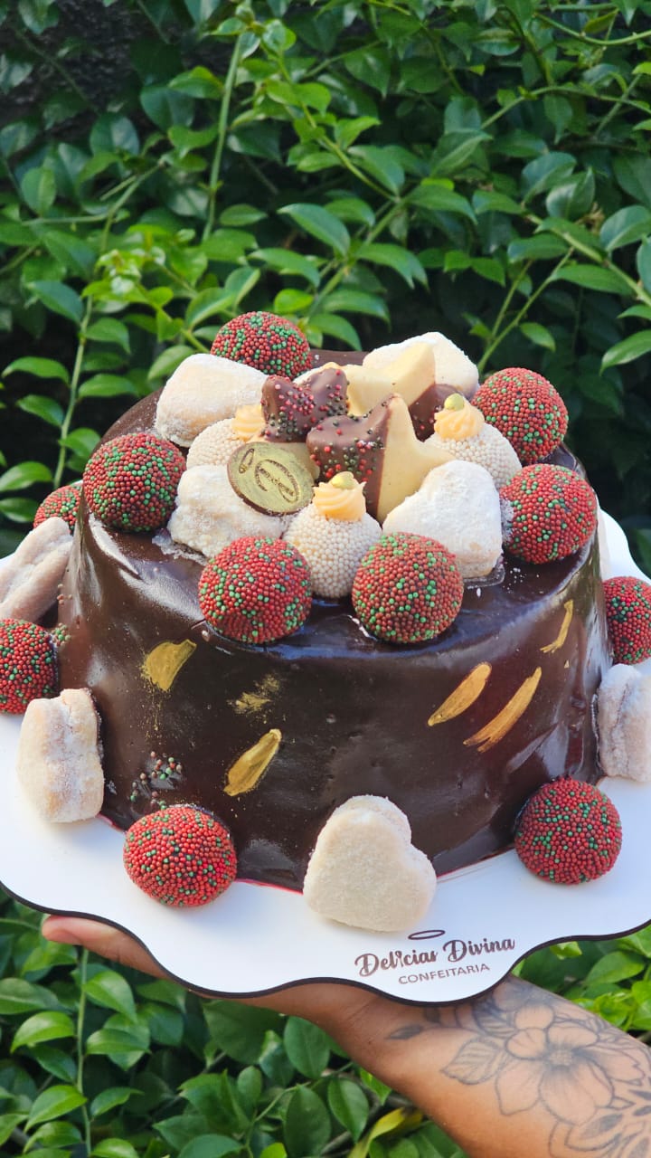 Bolo Estrela do Natal