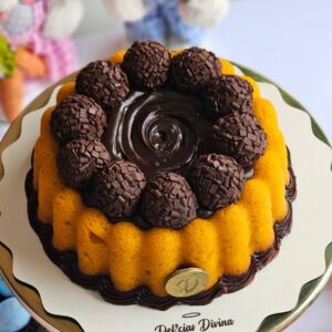 Divino Bolo de Cenoura com Chocolate