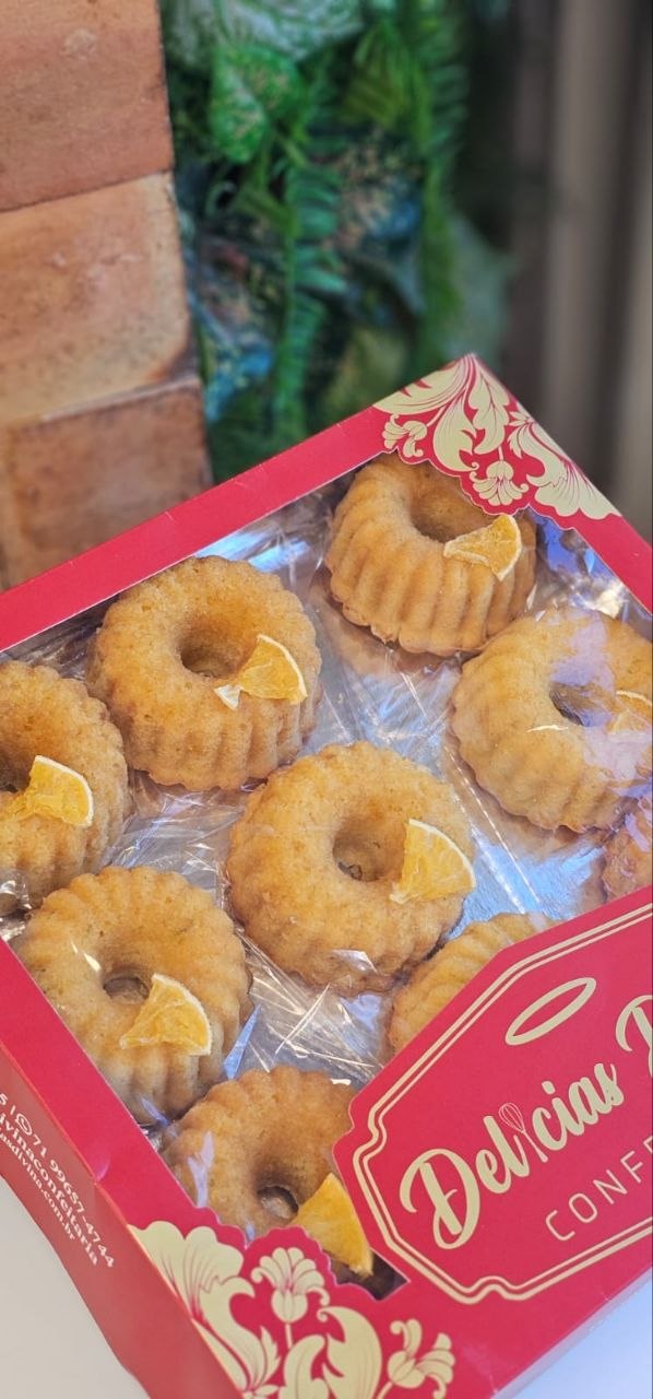 Kit Mini Bolo de Laranja (10 unidades)
